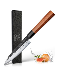 Cuchillo de Pelar FAMCÚTE 11.7 cm Acero Clad 9CR18MOV Forjado