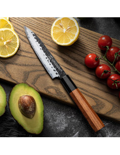 Cuchillo de Pelar FAMCÚTE 11.7 cm Acero Clad 9CR18MOV Forjado 2