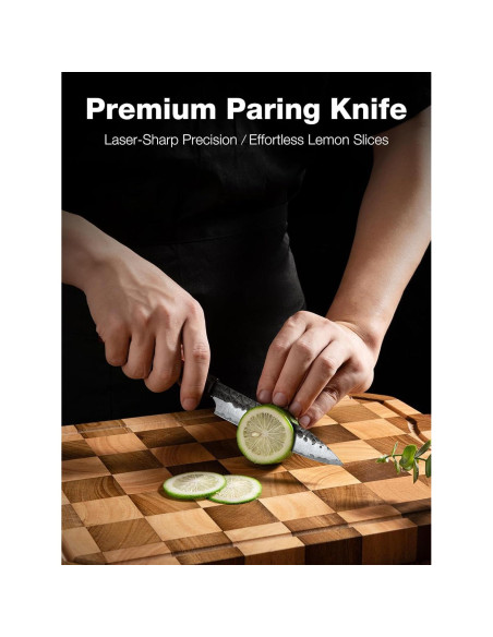 Cuchillo de Pelar FAMCÚTE 11.7 cm Acero Clad 9CR18MOV Forjado