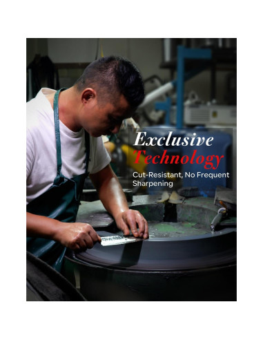 Cuchillo de Pelar FAMCÚTE 11.7 cm Acero Clad 9CR18MOV Forjado