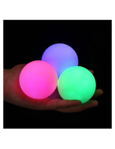 Pelotas de Malabarismo Iluminadas POITOI Set de 3 Recargables