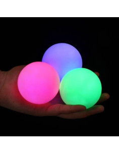 Pelotas de Malabarismo Iluminadas POITOI Set de 3 Recargables 2