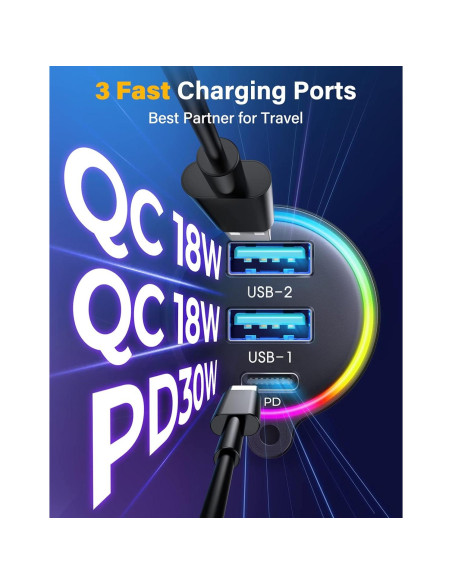 Adaptador Bluetooth 5.4 JOYROOM JR-CL18 Carga 66W Aux