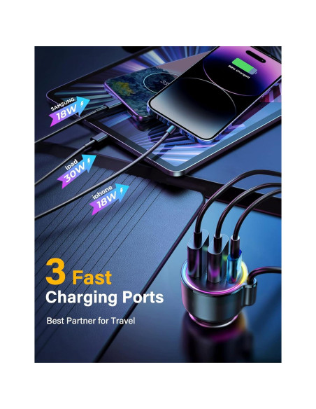 Adaptador Bluetooth 5.4 JOYROOM JR-CL18 Carga 66W Aux