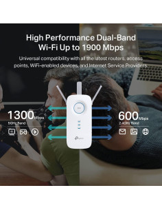 Extensor de Rango WiFi TP-Link RE550 AC1900 Doble Banda 2
