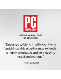 Extensor de WiFi TP-Link RE220 Banda Dual 1200 ft 30 Dispositivos 2