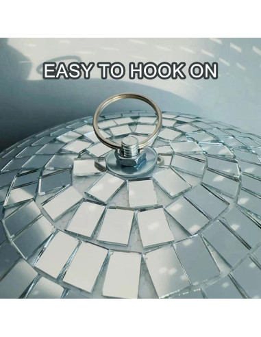 Bola de Espejo Alytimes 20 cm para Fiesta y Discoteca