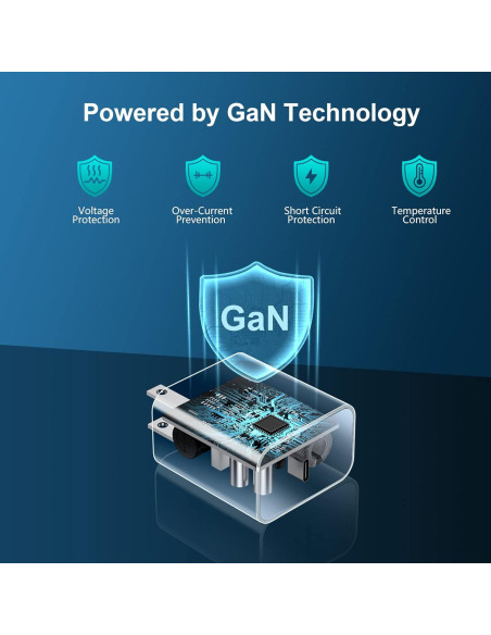 Cargador Rápido USB C 45W Costyle con Cable 6.6FT para Samsung