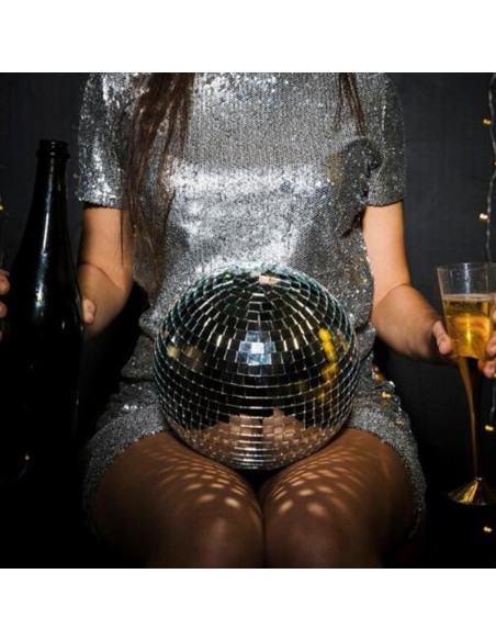 Bola de Espejo Alytimes 20 cm para Fiesta y Discoteca