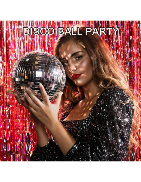 Bola de Espejo Alytimes 20 cm para Fiesta y Discoteca