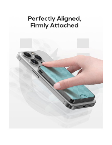 Banco de Energía Inalámbrico Kuulaa 5000mAh MagSafe Azul