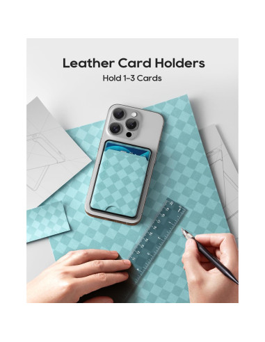 Banco de Energía Inalámbrico Kuulaa 5000mAh MagSafe Azul