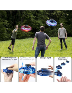 Mini Drone Volador GoolRC Spinner LED 100mAh para Niños 8+ 2
