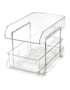 Organizador de Almacenamiento BINO 2 Niveles Transparente 1.06 kg