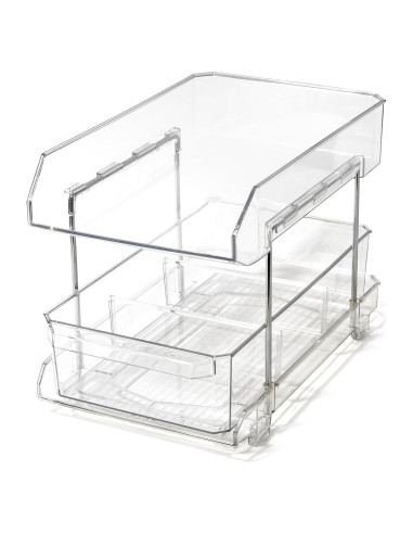 Organizador de Almacenamiento BINO 2 Niveles Transparente 1.06 kg