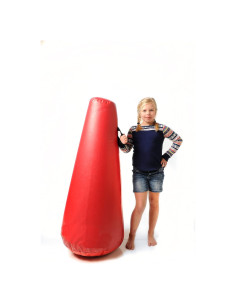 Saco de Golpeo Inflable Brandy's BOA Rojo 122 cm