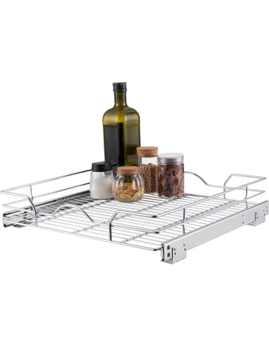 Organizador de Gabinete Extraíble OCG Cromado 43.18x27.94 cm