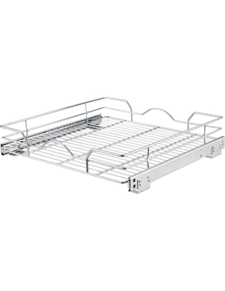 Organizador de Gabinete Extraíble OCG Cromado 43.18x27.94 cm Organizador de Gabinete Extraíble OCG Cromado 43.18x27.94 cm