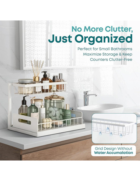 Organizadores Bajo Fregadero Pizza Lakay - 2 Pack Deslizables