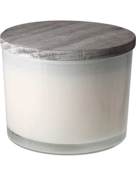 Vela de Cera de Soja Pavilion Gift 11oz Tres Mechas Algodón Fresco