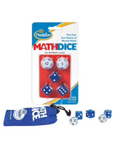 Dados Matemáticos ThinkFun - Juego de Matemáticas 3D