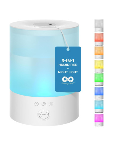 Humidificador Ultrasónico Everlasting Comfort 2.5L Blanco