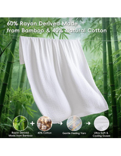 Manta de Muselina Enfriamiento David's Home Queen 228.6cm 2
