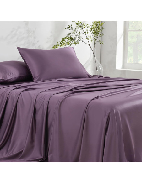 Juego de Sábanas King NatureField 4 Piezas Rayón Bambú