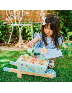 Carretilla de Madera Peter Rabbit con Accesorios de Jardín 2