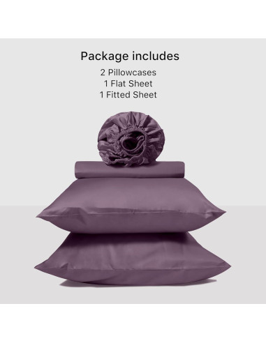 Juego de Sábanas King NatureField 4 Piezas Rayón Bambú