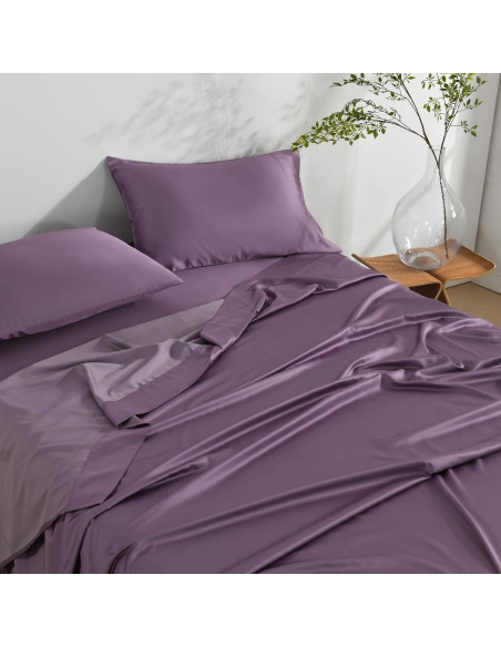 Juego de Sábanas King NatureField 4 Piezas Rayón Bambú