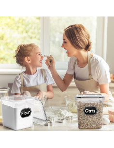 Juego de 8 Contenedores de Almacenamiento Blingco 2.5L Sellados 2