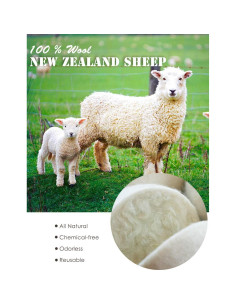 Bolas de Secadora de Lana OHOCO 6 Piezas Ecológicas 7 cm 2