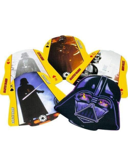 Baraja de Cartas Darth Vader Star Wars Aquarius - 54 Piezas