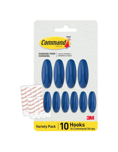 Ganchos Diseñadores Command Congelación Ártica - 10 Ganchos