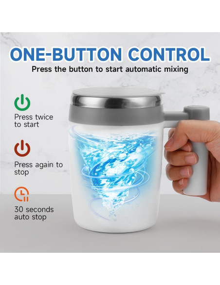 Juego de Tazas de Café KittBabby 380ml - Automezcladoras Recargables Juego de Tazas de Café KittBabby 380ml - Automezcladoras Recargables