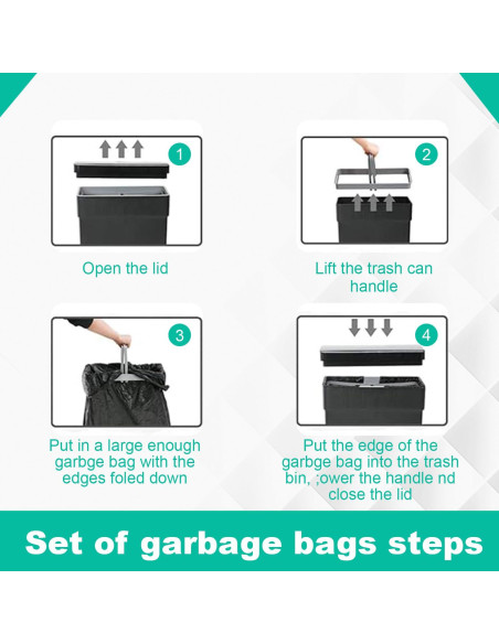 Cubo de Basura Automático 50L BestOffice Negro con Sensor