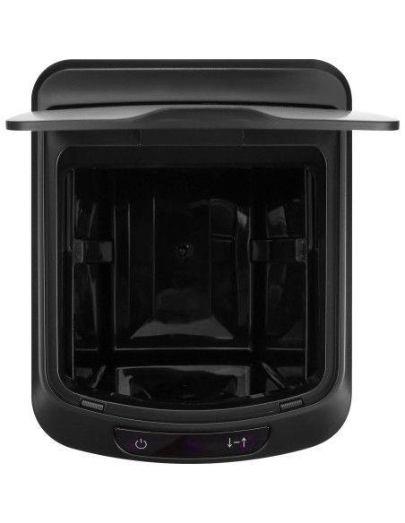 Basurero Metálico Sin Contacto Hanover 9L Negro con Sensor