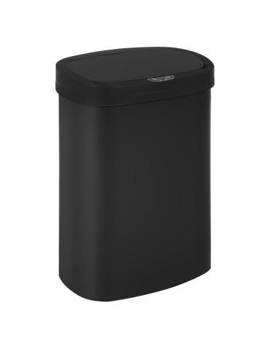 Basurero Sin Tacto MejorOficina 49L Rectangular Negro