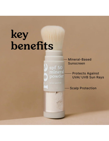 Protector Solar Mineral en Polvo SPF 50 Roe Wellness 11.83g