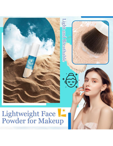 Polvo Fijador Solar Mineral SPF 50+ WENJLYJ Translúcido