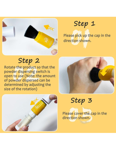 Polvo Mineral Fijador Solar SPF 50 Anweina - Acabado Mate