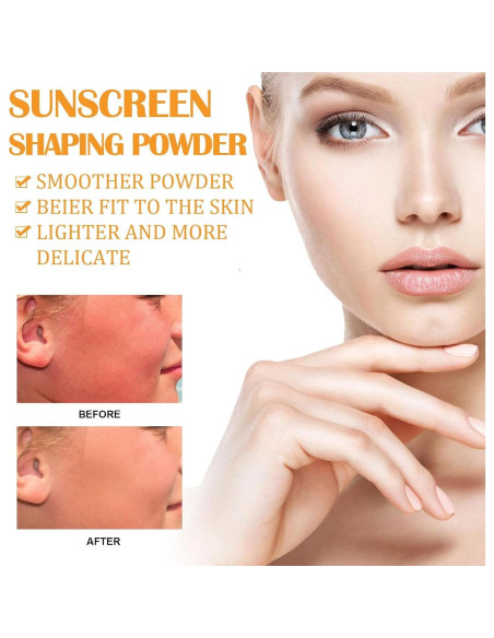 Protector Solar en Polvo Mineral Jaysuing SPF 50 para Cara Protector Solar en Polvo Mineral Jaysuing SPF 50 para Cara