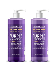 Juego de Champú y Acondicionador Morado Natural Riches 2x473ml