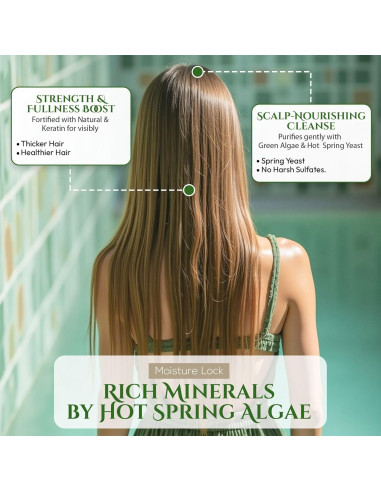 Juego de Champú y Acondicionador Sin Sulfatos SARABiO 760g