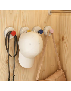 Ganchos de Ventosa Kalimdor 4pcs para Baño y Ducha 2