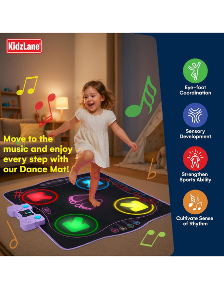 Alfombra de Baile Kidzlane Inalámbrica para Niños 6+