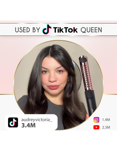 Plancha y Rizador de Pelo ELLA BELLA 2 en 1 Titanio 28cm