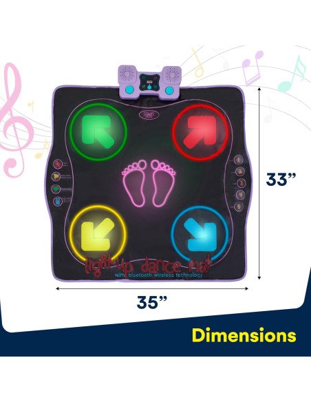 Alfombra de Baile Kidzlane Inalámbrica para Niños 6+
