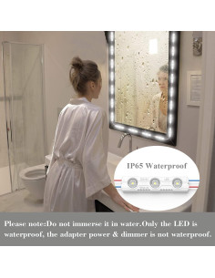 Luces de Espejo Vanity LED Kintion 4m con Control Remoto 2